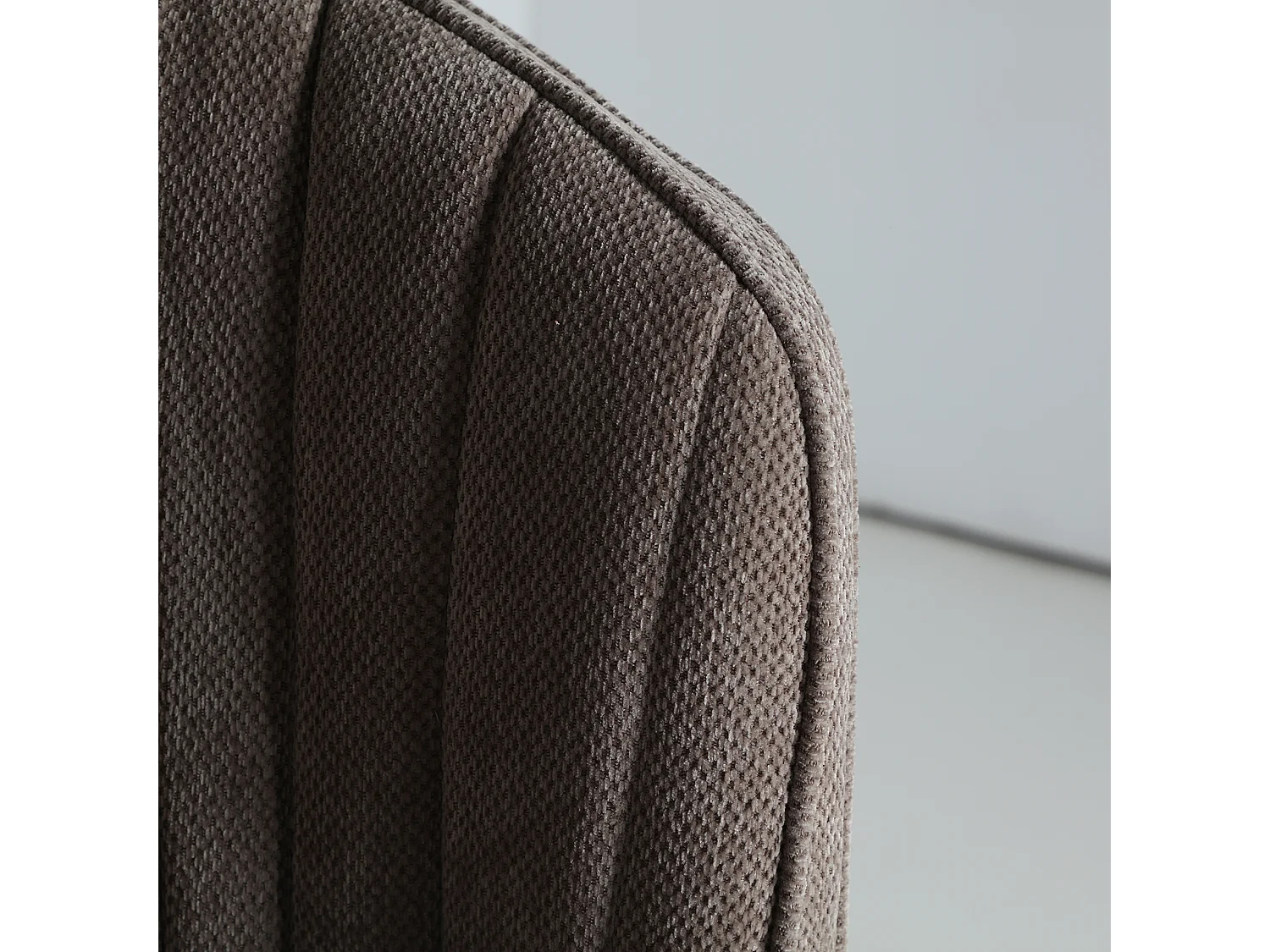 Sofa en polyester gris  en 215x178x89 cm