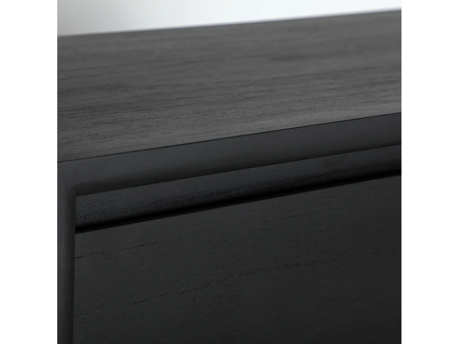 Commode en bois de mindi noir  en 90x40x86 cm