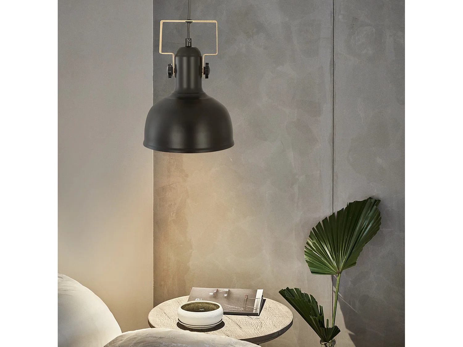 NETTLIFE Lampe à Suspendre Vintage 1 flamme Noir Rétro Industrielle Douille E27 MAX.40W