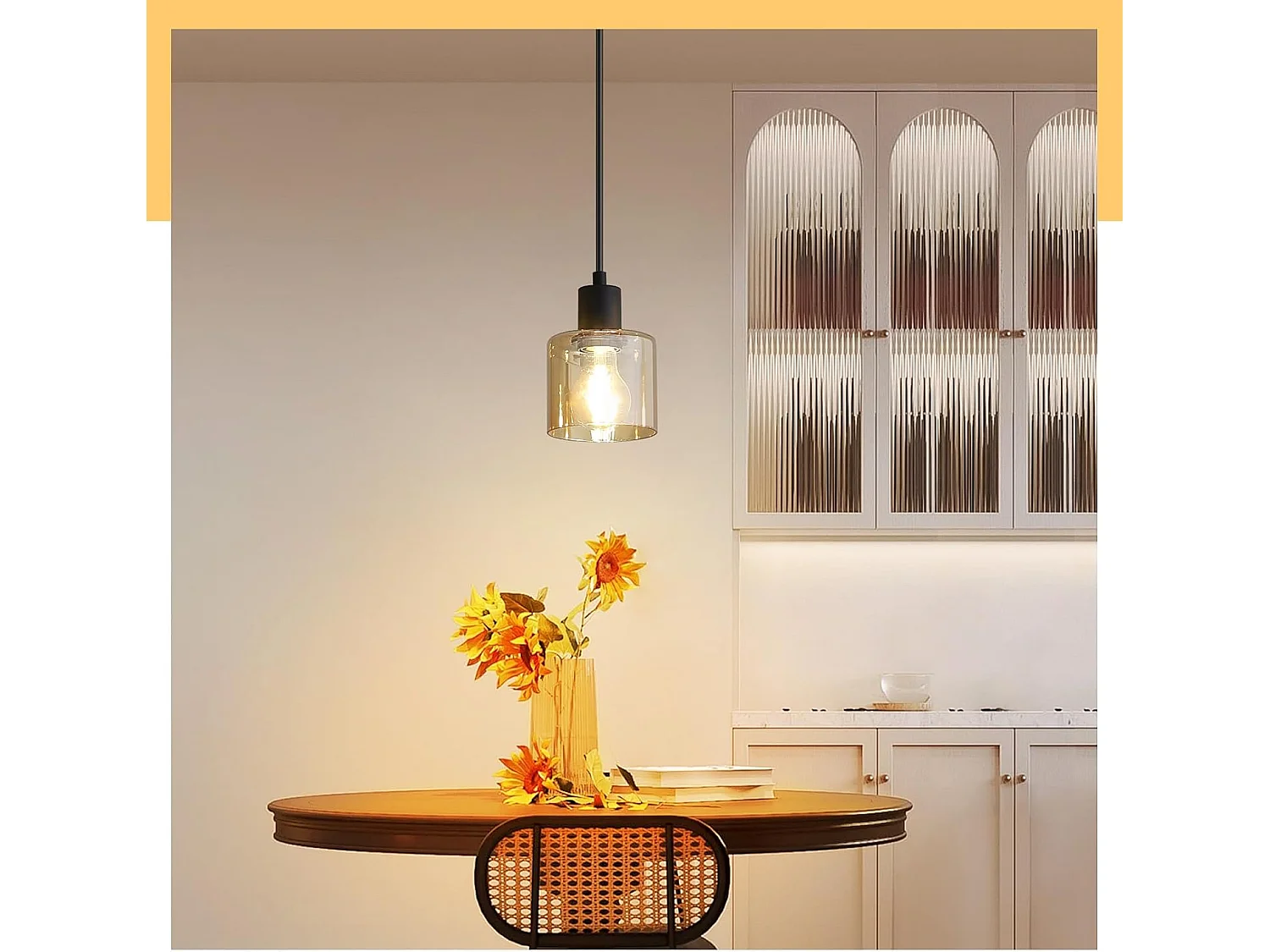 NETTLIFE Suspension table à manger lampe suspendue vintage suspension E27 suspension noire 1 ampoule rétro industriel