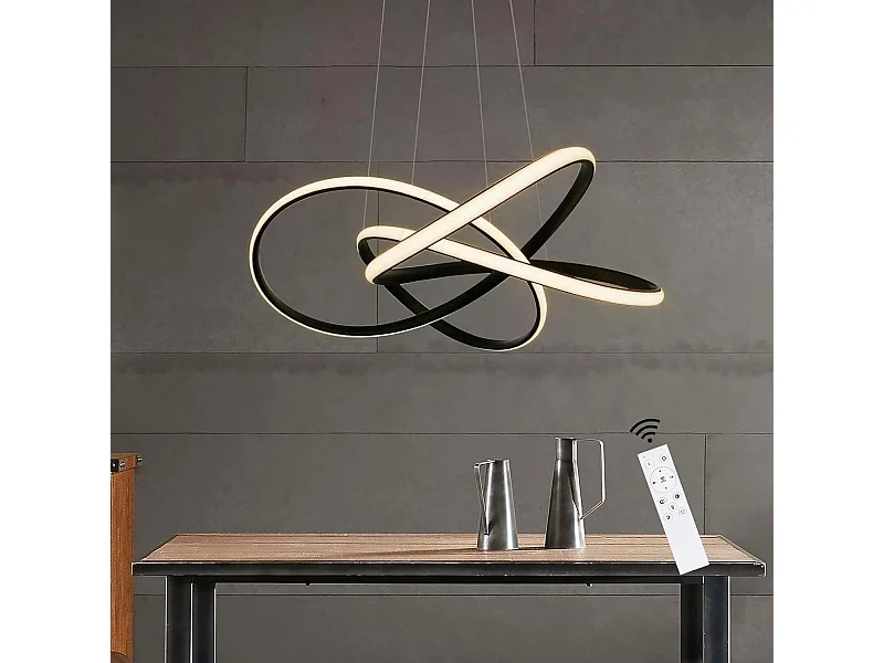 NETTLIFE Vintage Black Lampa wisząca z 5 światłami, metalowa lampa wisząca z regulacją wysokości, gniazdo E27, 62 W, ​​styl industrialny retro