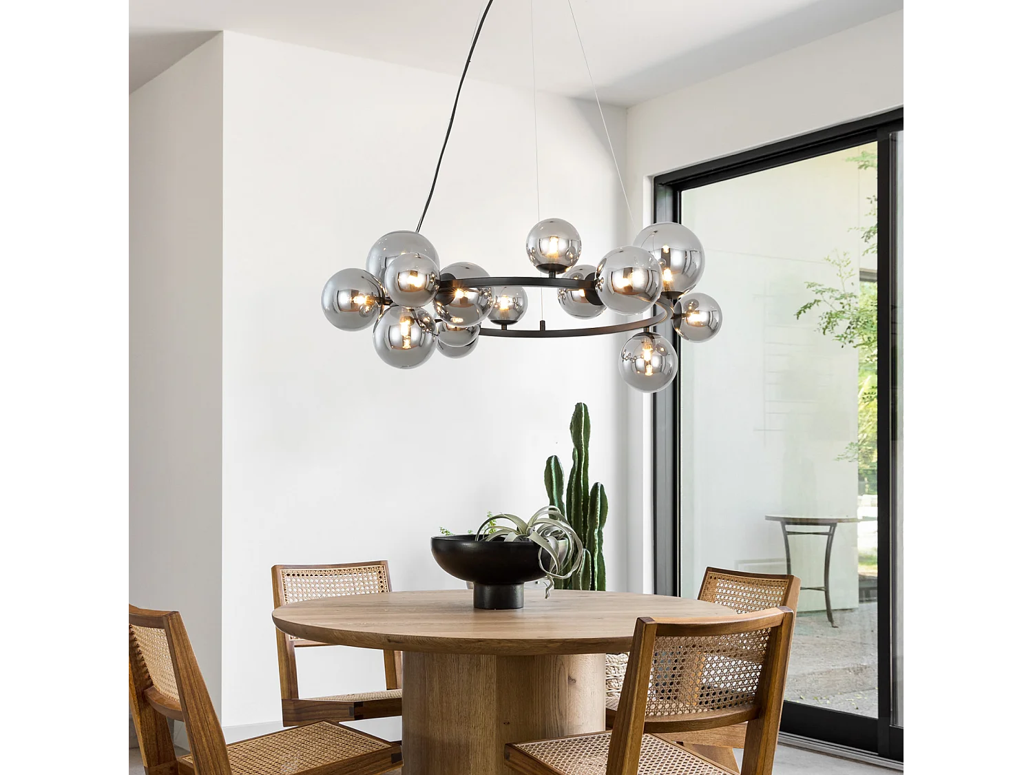 NETTLIFE Pendelleuchte Esstisch Pendelleuchte Wohnzimmer - Pendelleuchte 14 G9 Glühbirnen