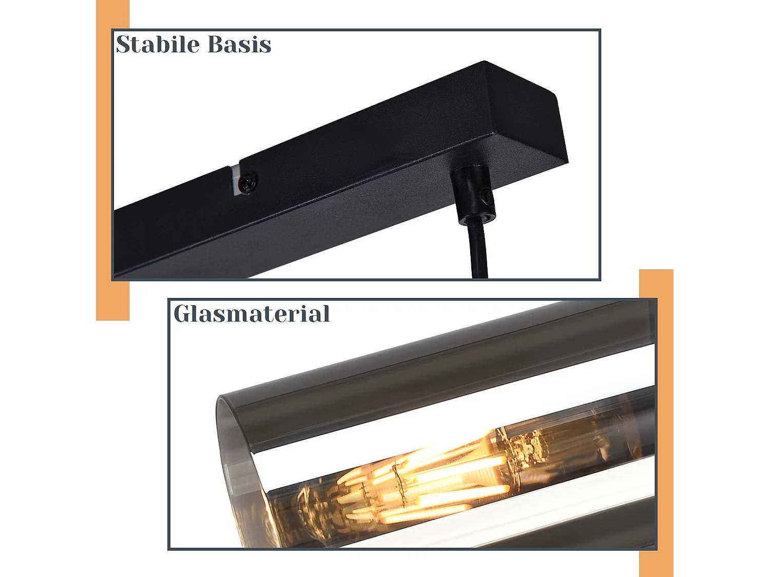 Esstisch-Pendelleuchte E27 - Moderne LED-Pendelleuchte mit 3 verstellbaren Glühbirnen