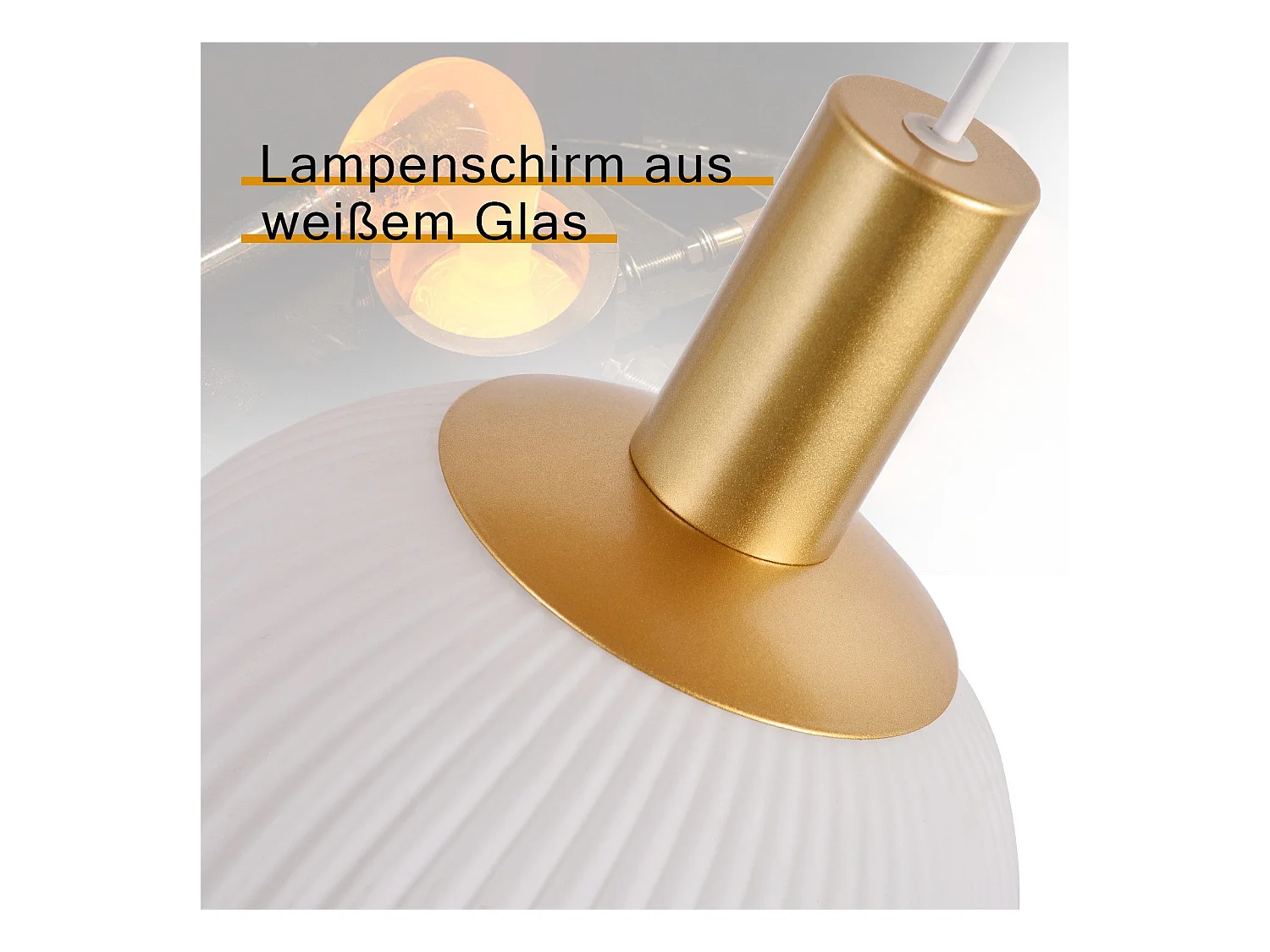 NETTLIFE Suspensión E27 o Lámpara de suspensión de 3 focos Ajustable en altura. Lámpara de suspensión moderna.