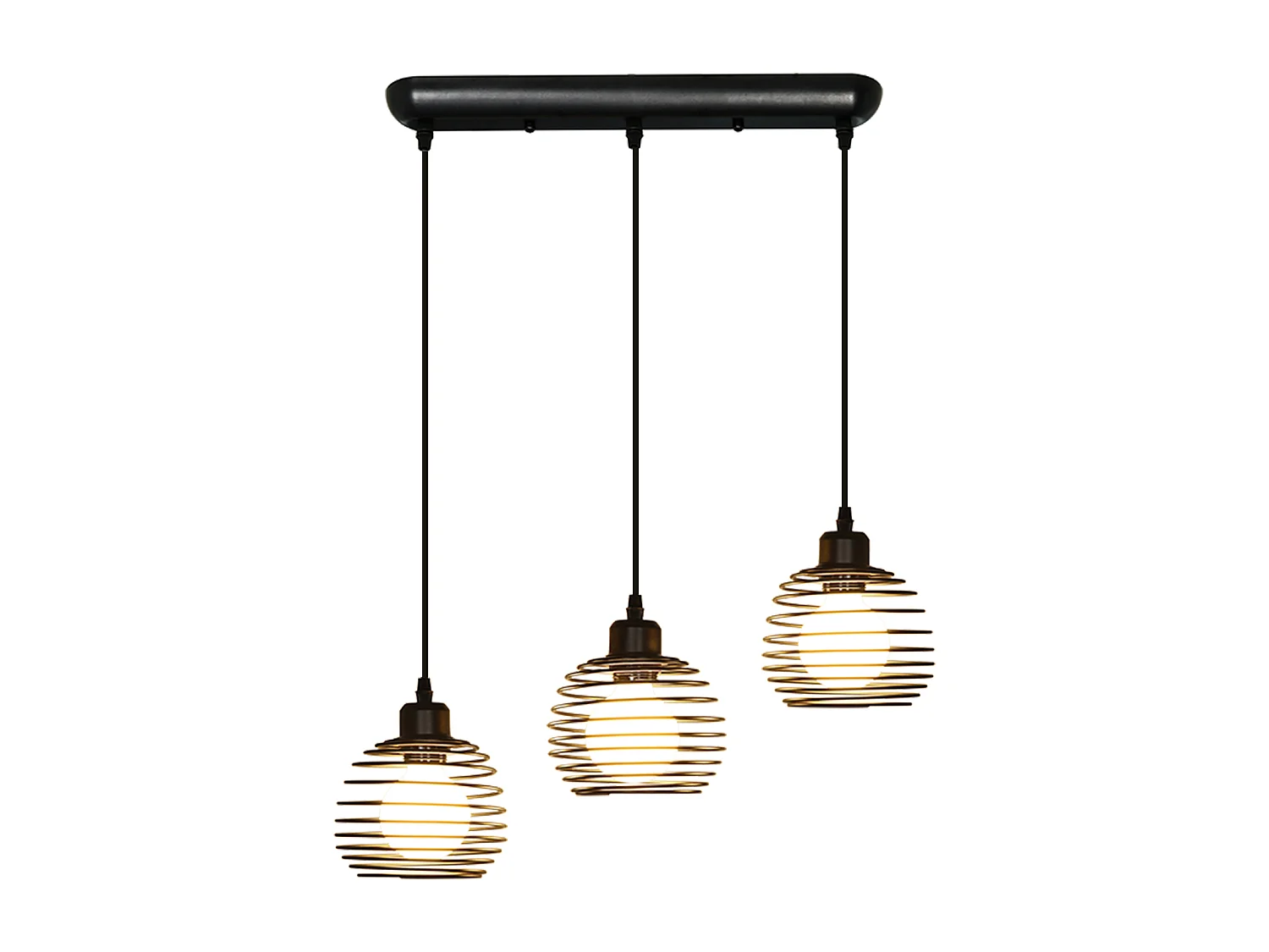 NETTLIFE Suspension de table Vintage noir Lampe de table E27 Lampe de salle à manger Rétro cuisine industrielle