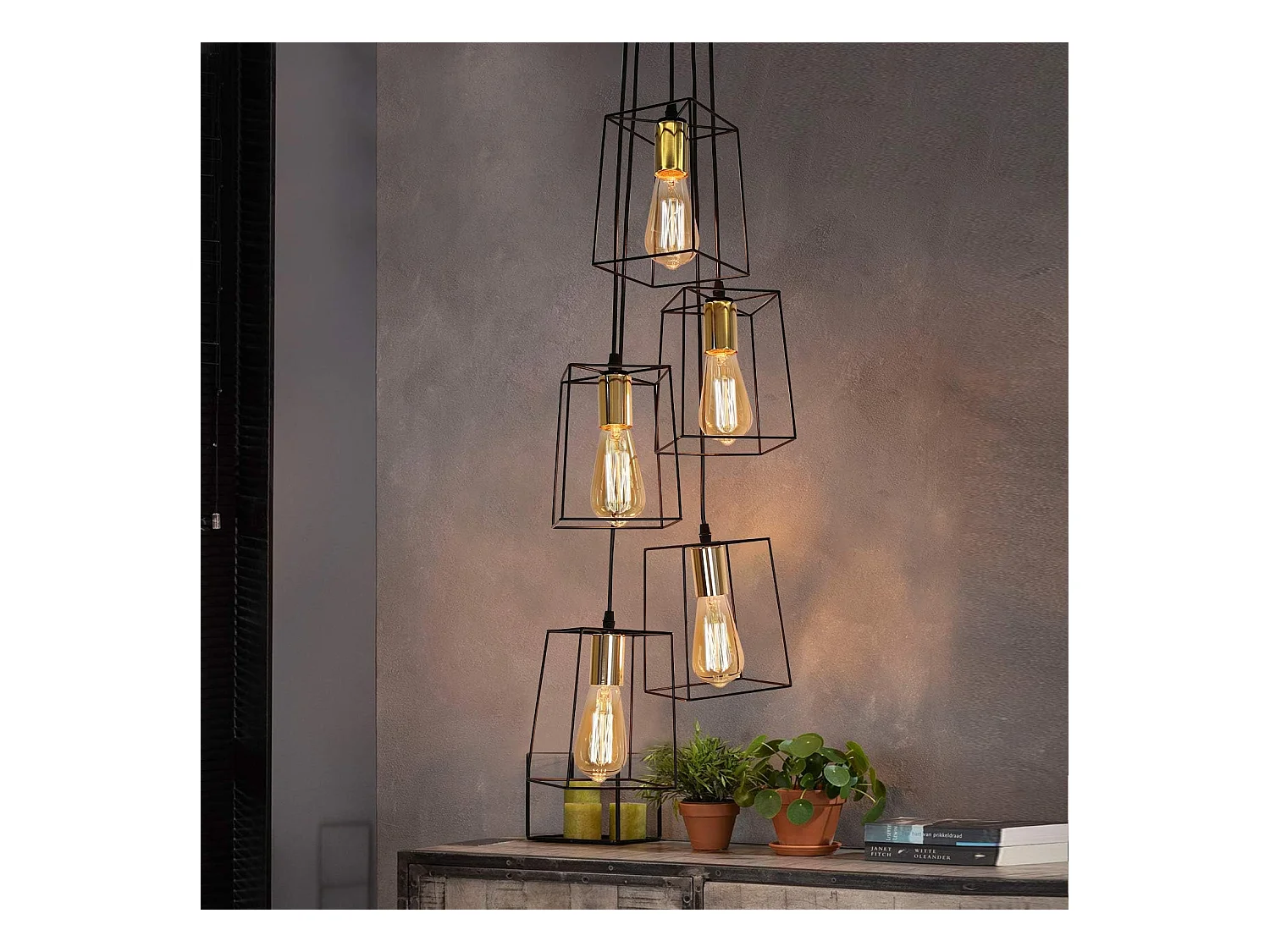 NETTLIFE Hanglamp - E27 fitting - zwart - Metaal - vintage eettafel hanglamp - in hoogte verstelbaar - voor slaapkamer | eetkamer | woonkamer | hal