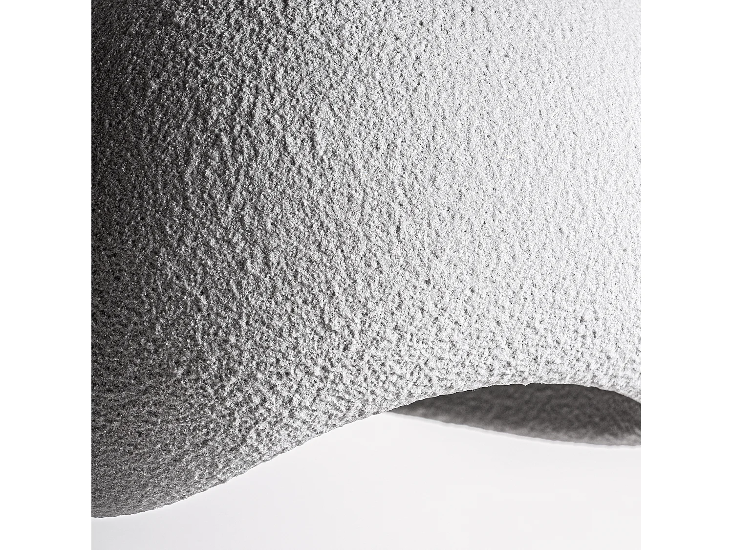 Lustre en ciment résine gris  en 35x40x35 cm