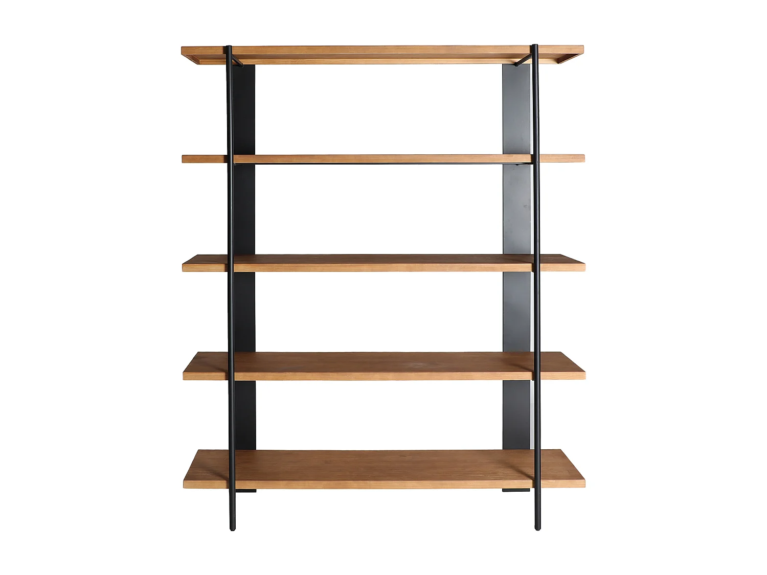 Étagère en fer noir  en 160x43x190 cm