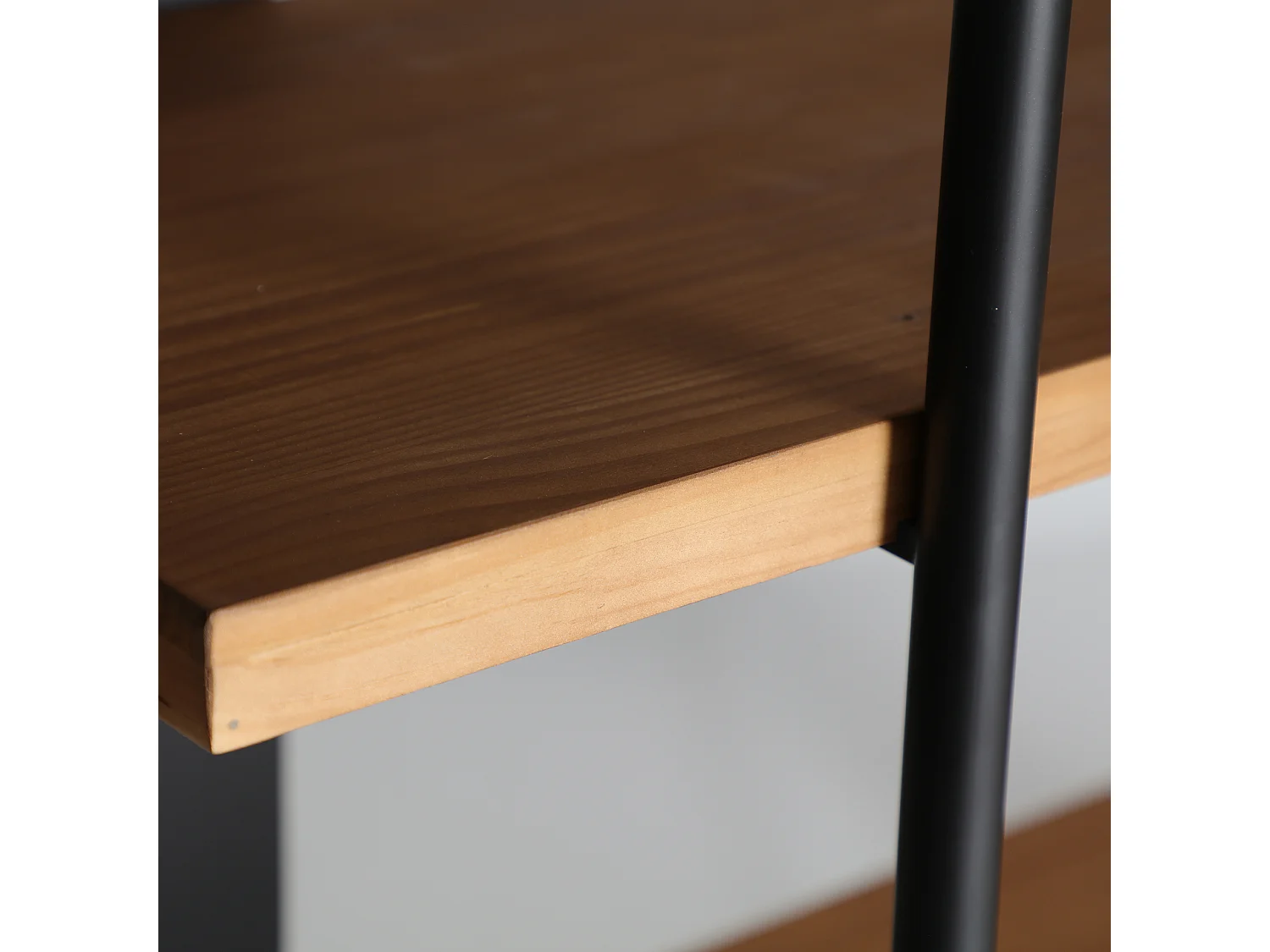 Étagère en fer noir  en 160x43x190 cm