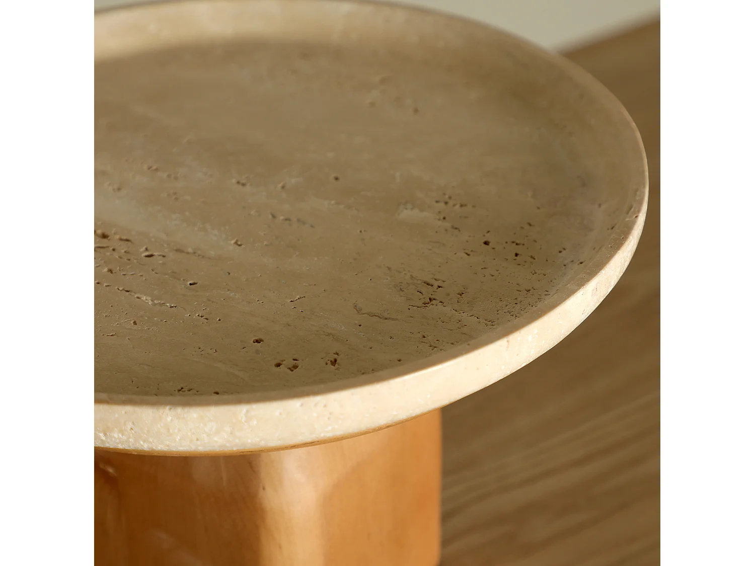 Vide poches en marbre marron  en 25x25x16 cm