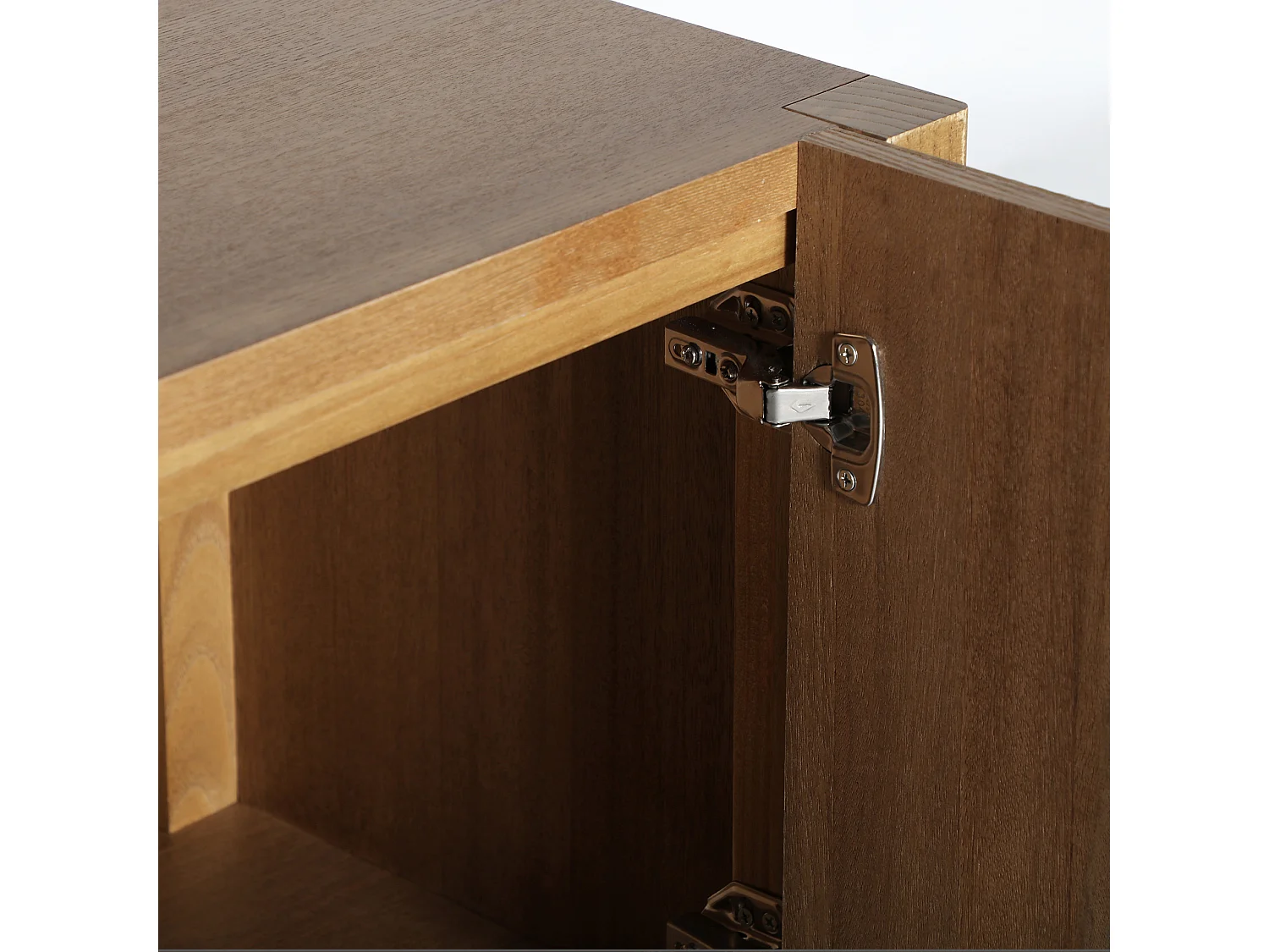 Meuble tv en bois mdf marron  en 180x45x60 cm