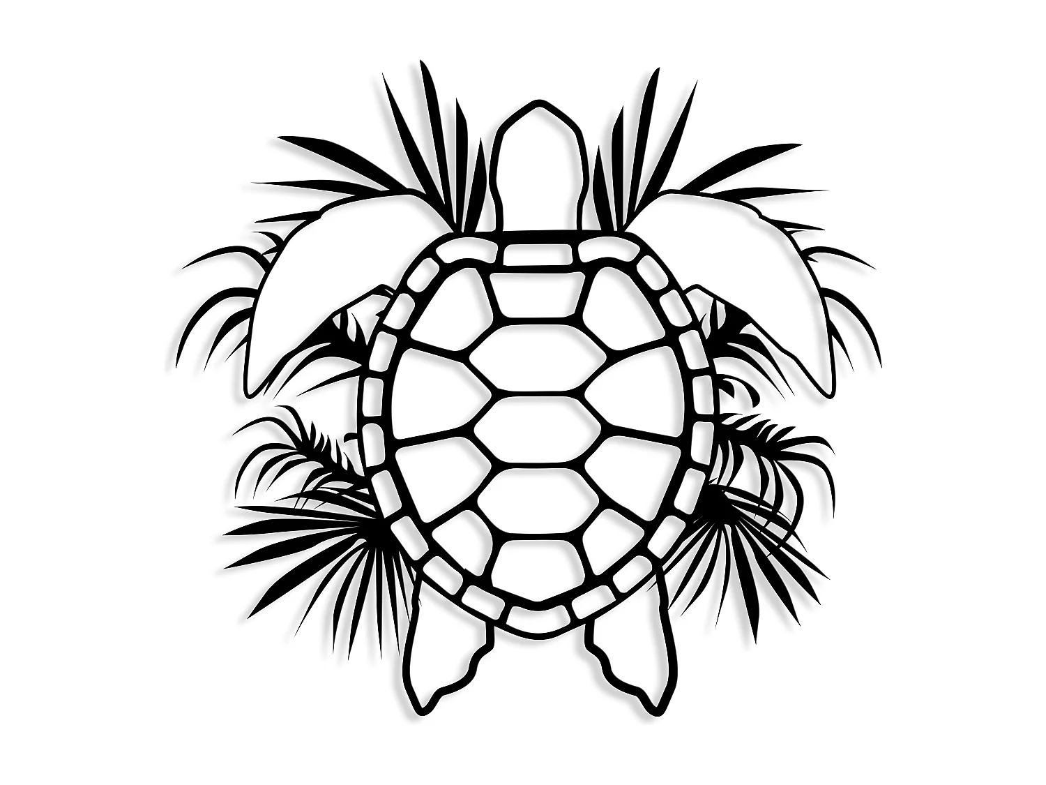 Wanddekoration METALL Nr.26 Schildkröte