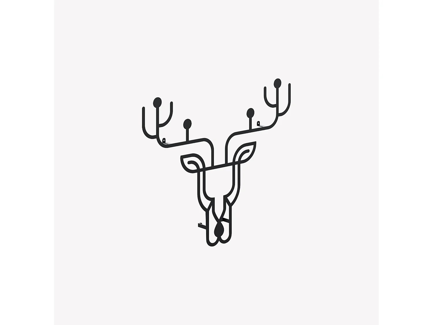 Wanddekoration METALL DEER - Matte