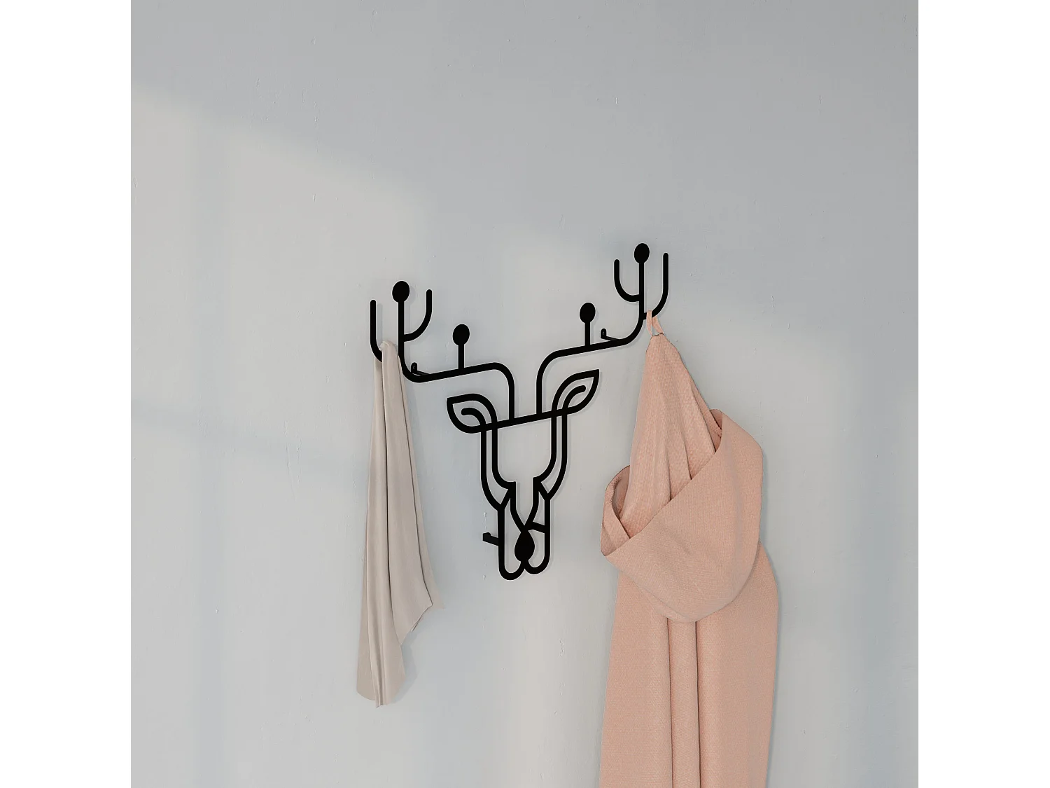 Wanddekoration METALL DEER - Matte