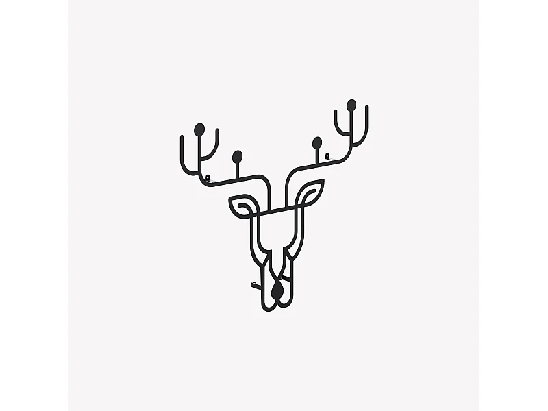 Wanddekoration METALL DEER - Matte