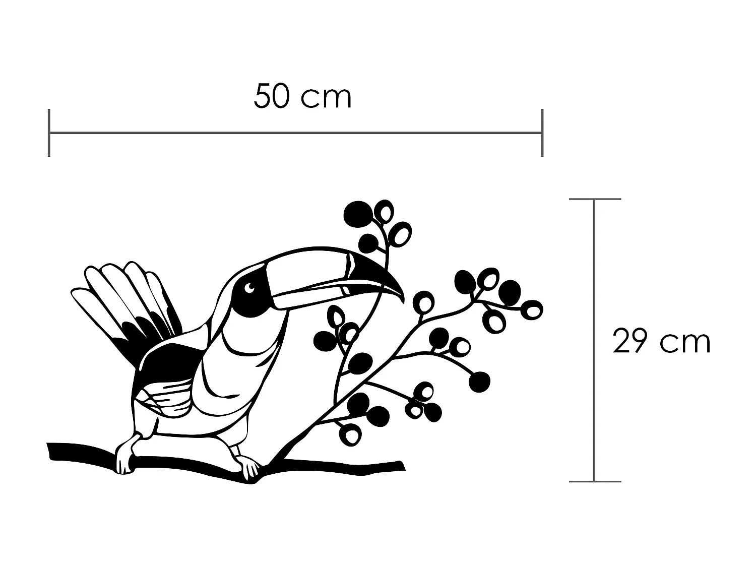 Wanddekoration METALL -Matte