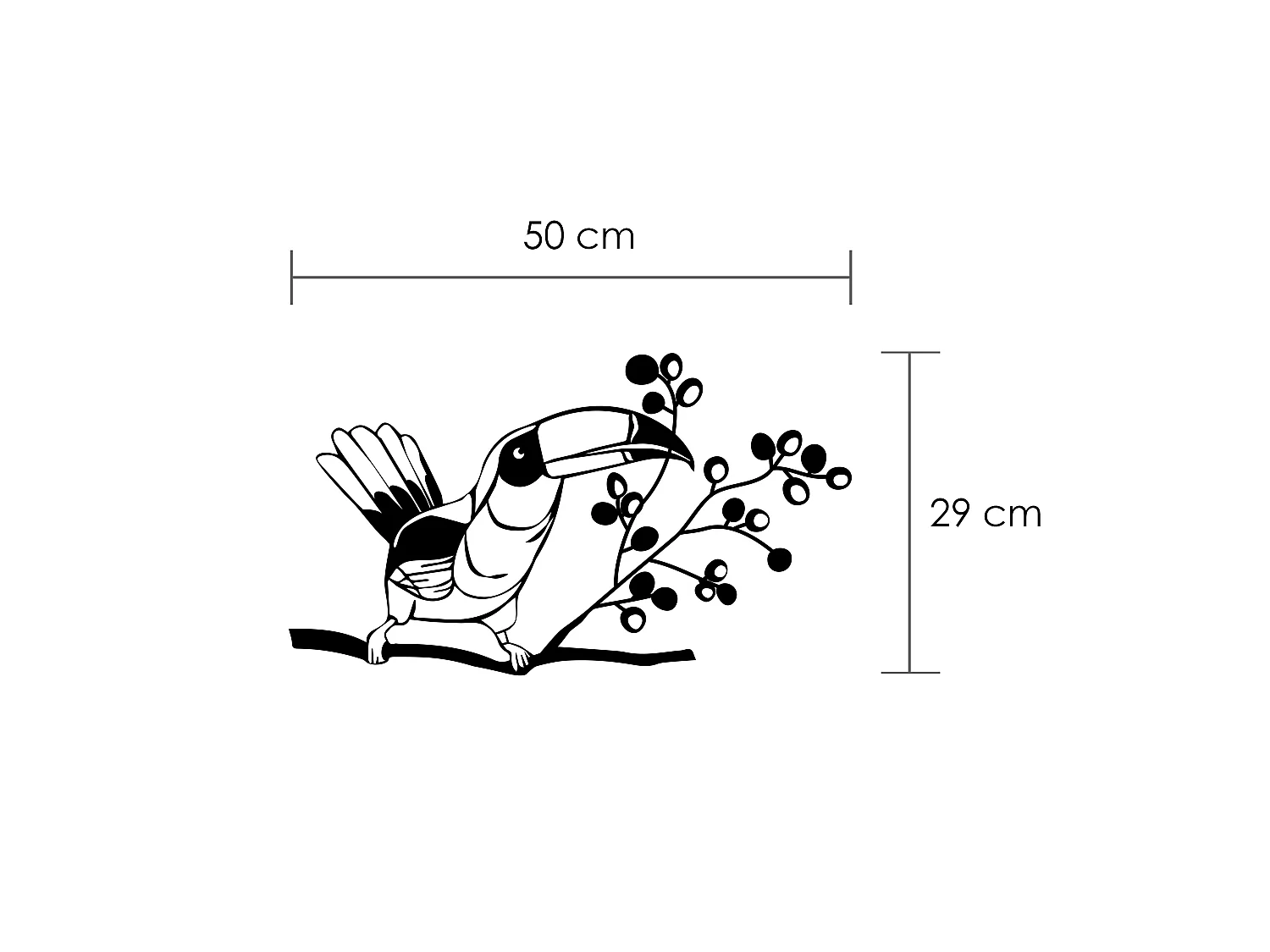 Wanddekoration METALL -Matte