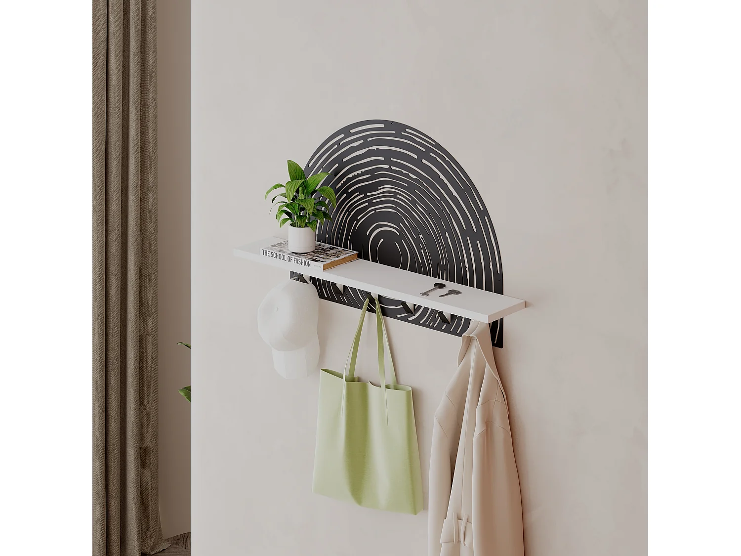 AUFHÄNGER PINE - Weiß