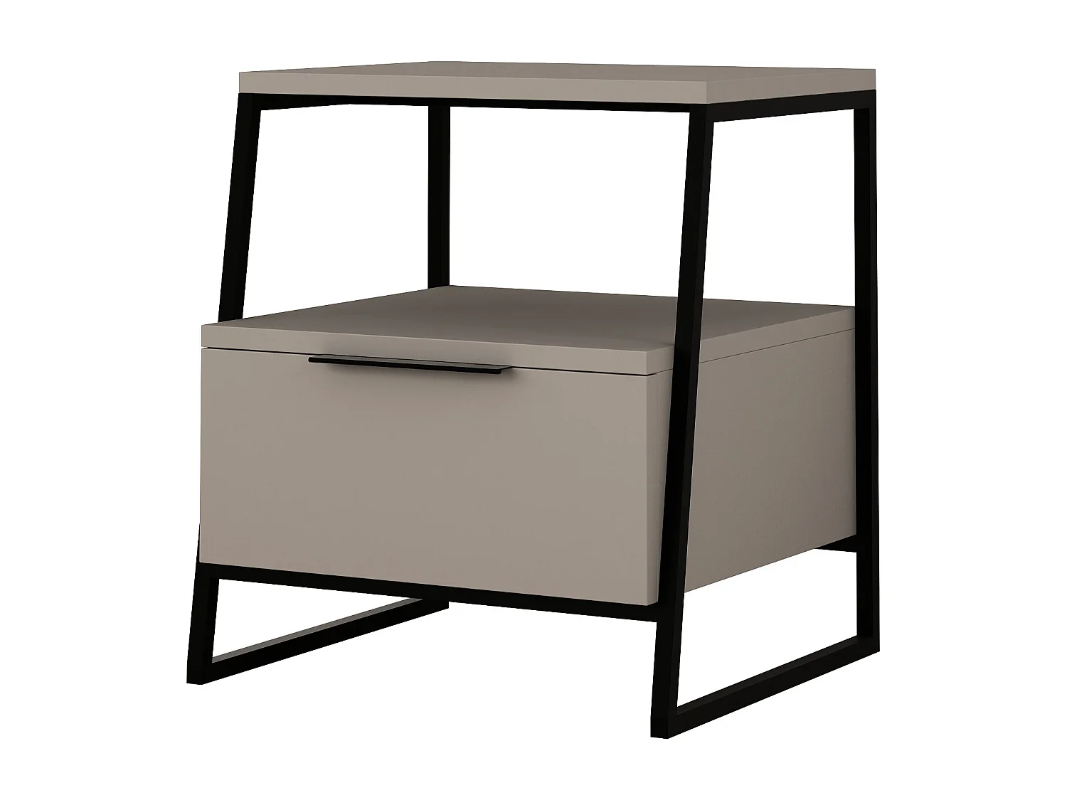 Nachttisch mit Schubladen PAL-Mokka - 45 x 41 x 50 cm