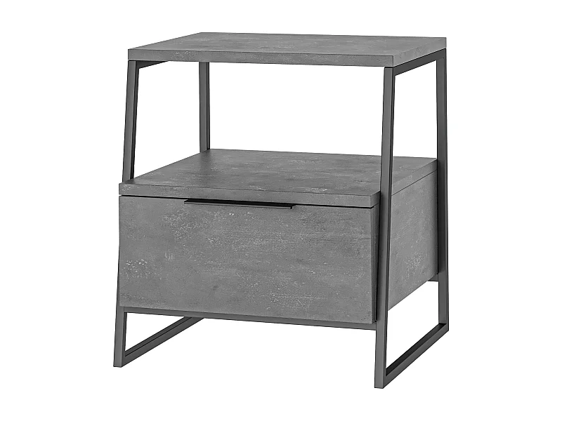 Table de chevet PAL- gris anthracite, 50x41x45