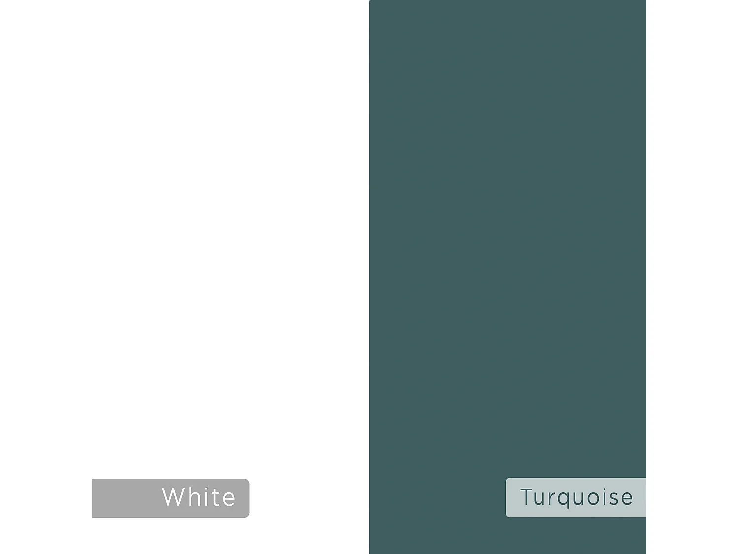 Schreibtisch Papillon-Weiß-Türkisblau,137 x 60 x 75 cm