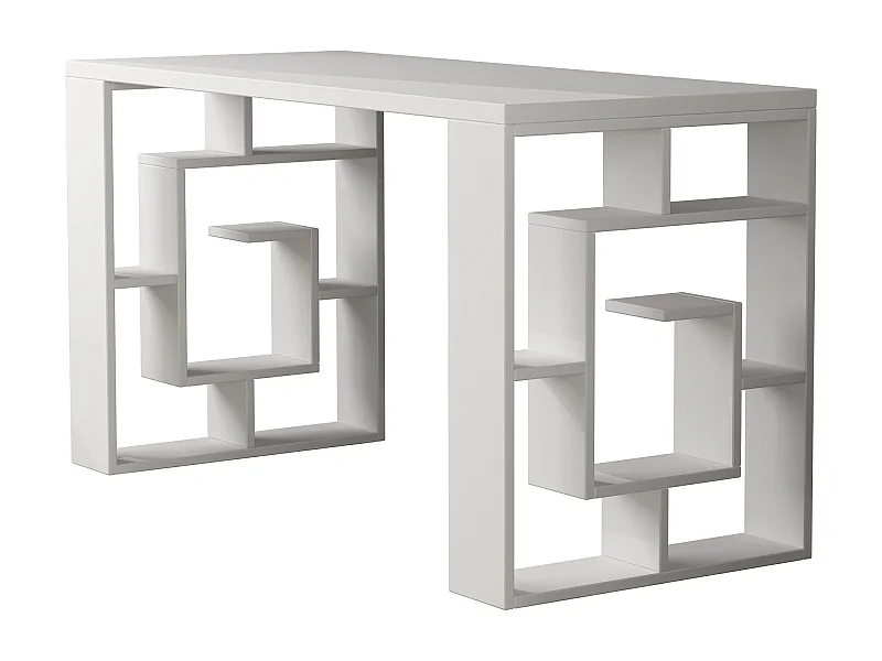 Arbeitstisch Labirent - Weiß - 137 x 60 x 75 cm