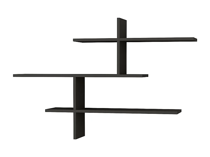 Etagère LEO - anthracite, 123x81x22