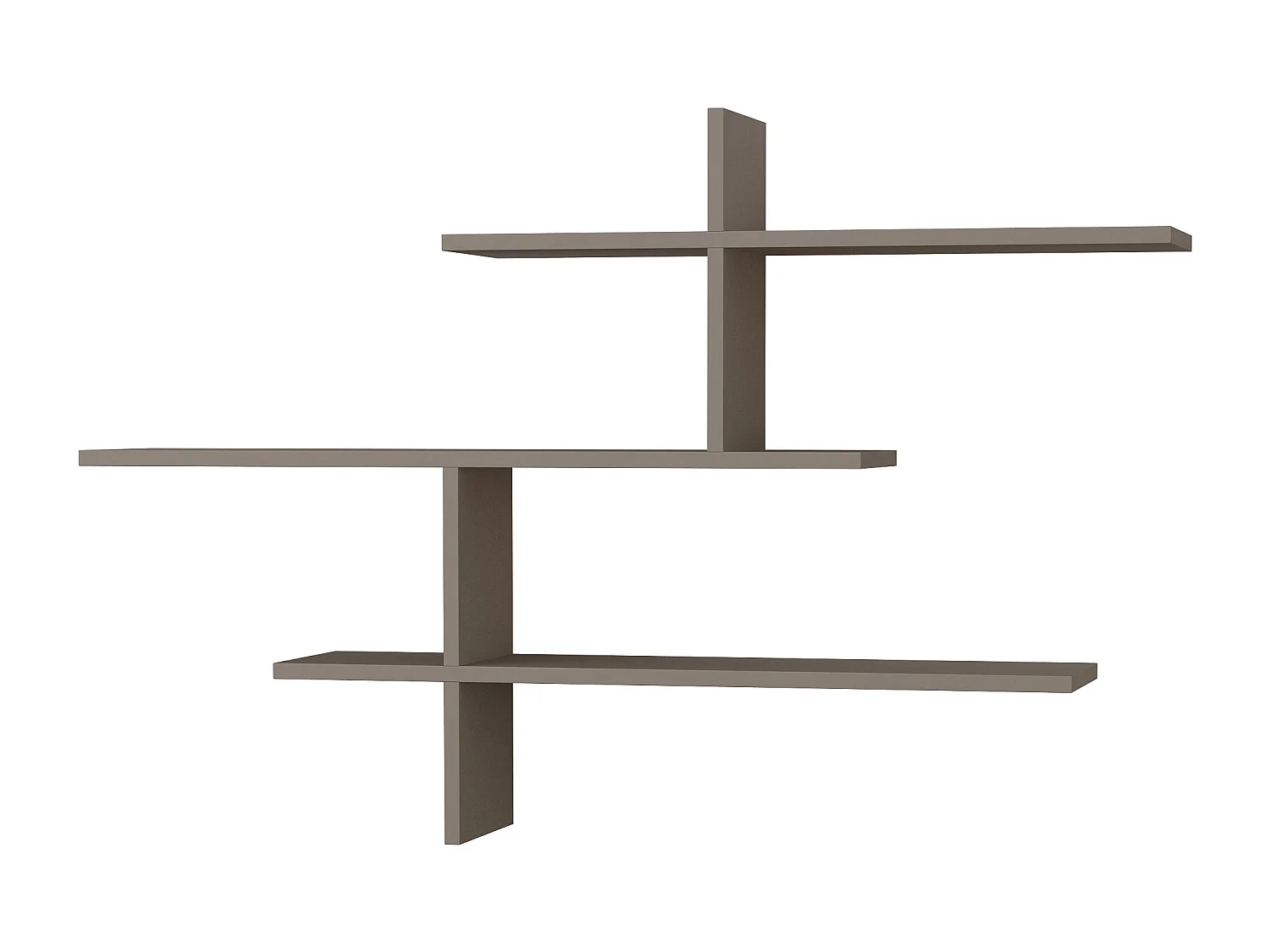 Etagère LEO - beige, 123x81x22