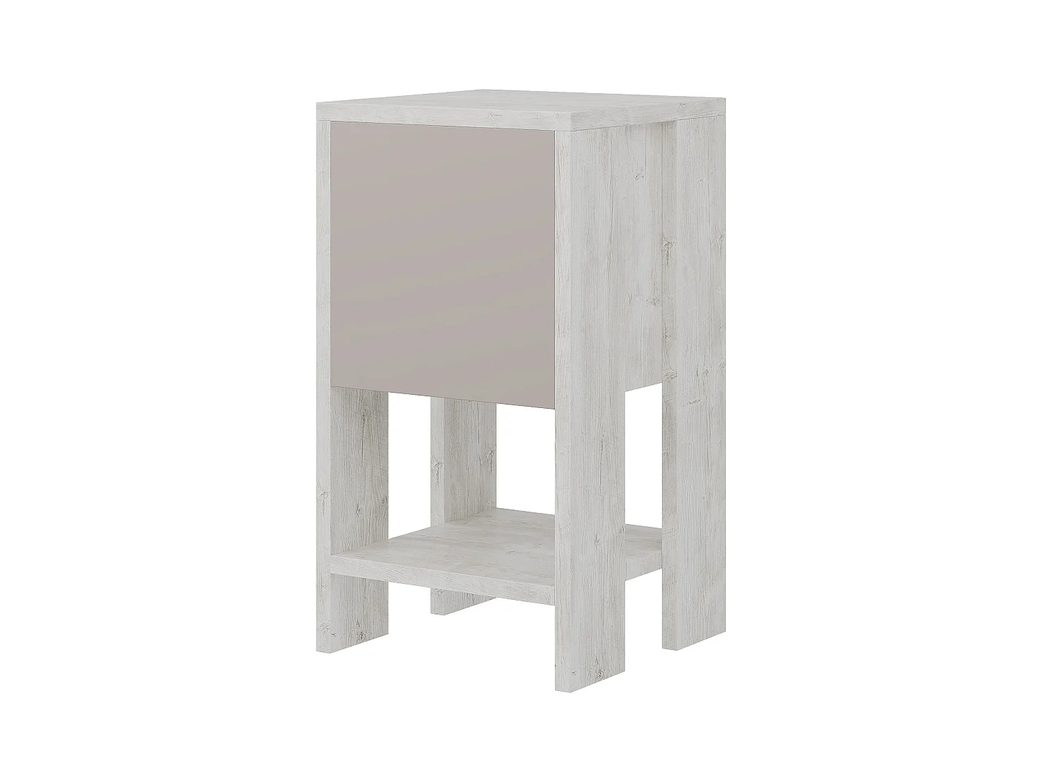 Table de chevet EMA - couleur naturelle claire, 55x30x30
