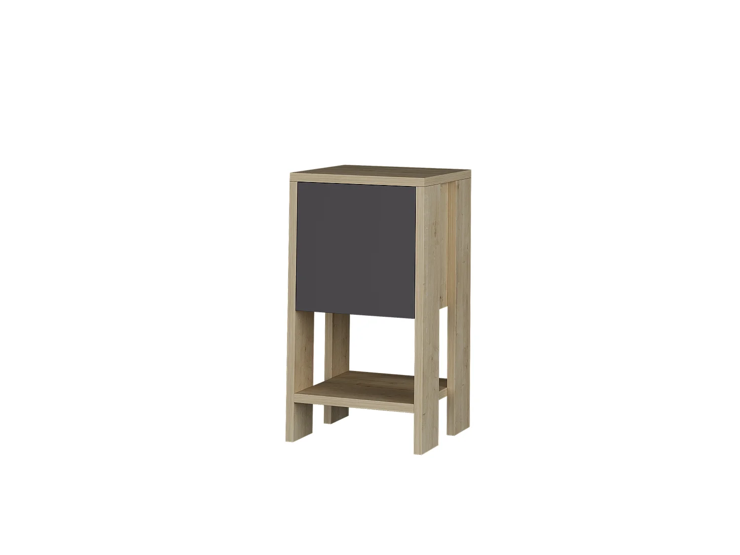 Nachttisch EMA- Naturfarben hell  , 55x30x30