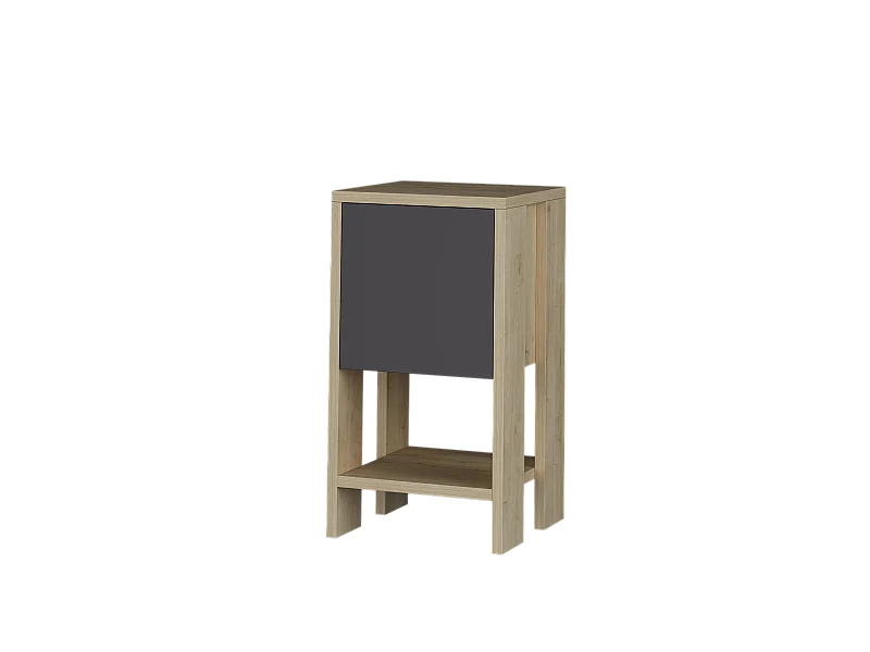 Nachttisch EMA- Naturfarben hell  , 55x30x30