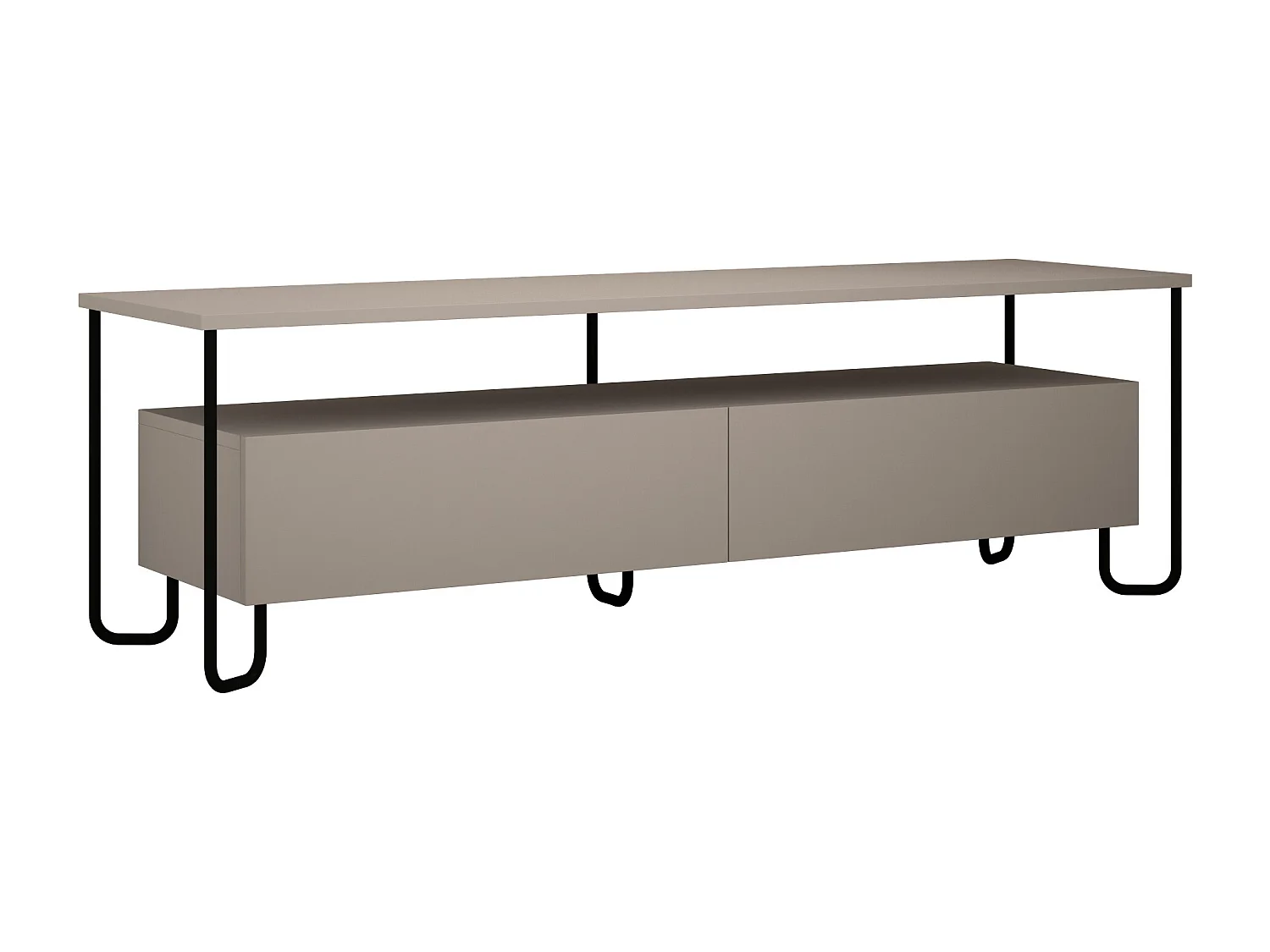 Tv - Unit CORNEA -  Mokka Grau,150 x 42 x 45 cm