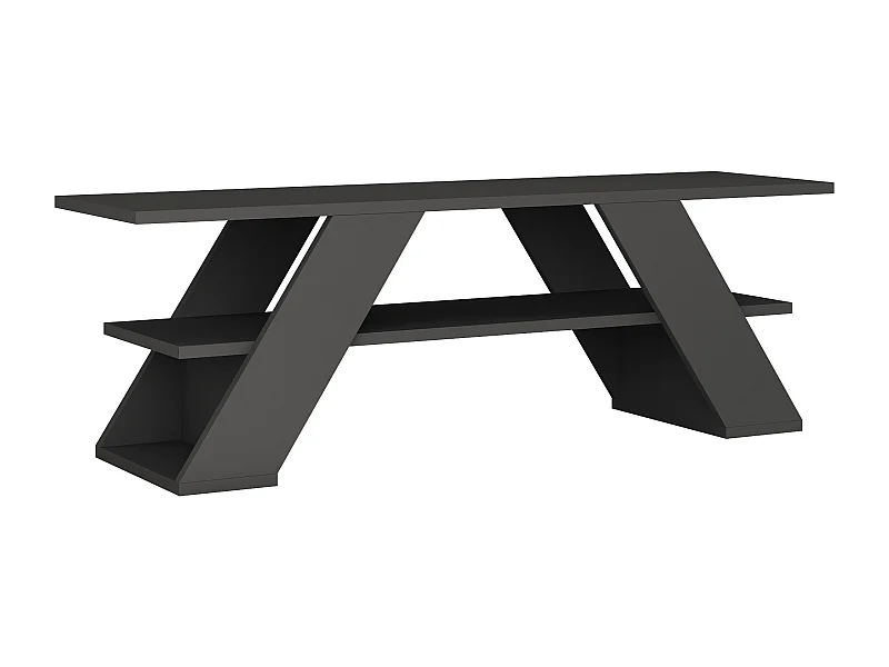 Mobile TV FARFALLA- grigio antracite, 40x120x34