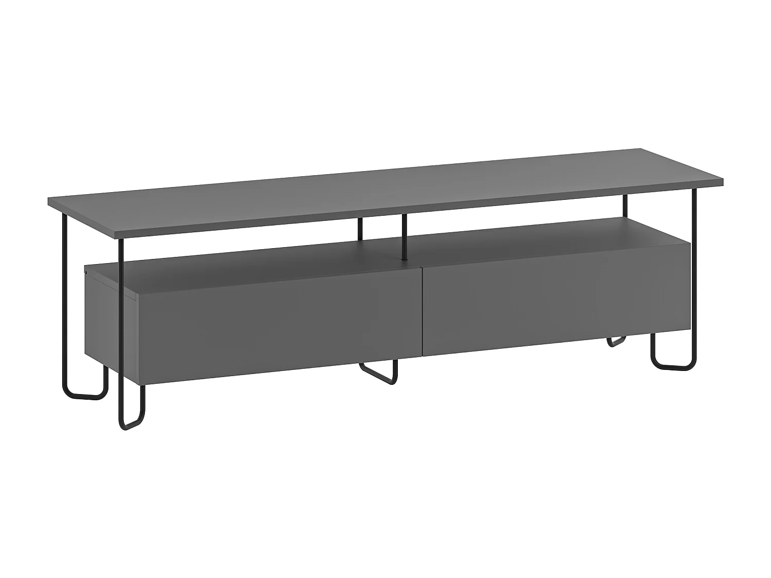 Tv - Unit CORNEA -  Anthrazit Grau - 150 x 42 x 45 cm