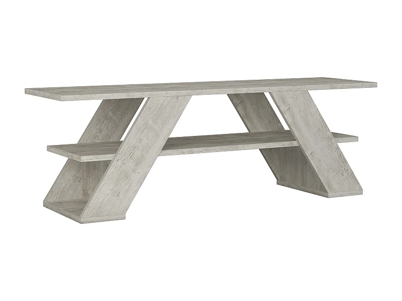 Fernsehtisch FARFALLA- Weiß, 40x120x34