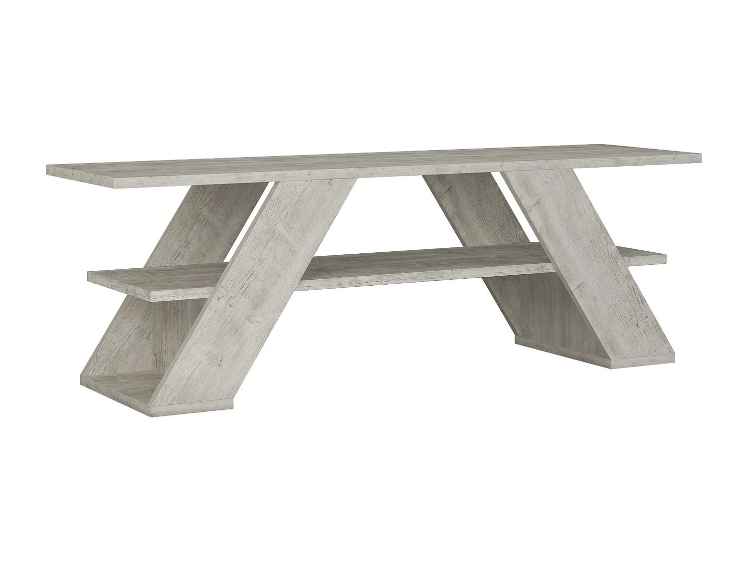 Table TV FARFALLA- blanc, 40x120x34