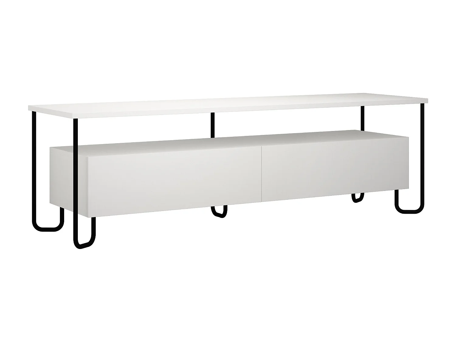 Tv - Unit CORNEA -  Weiß - 150 x 42 x 45 cm