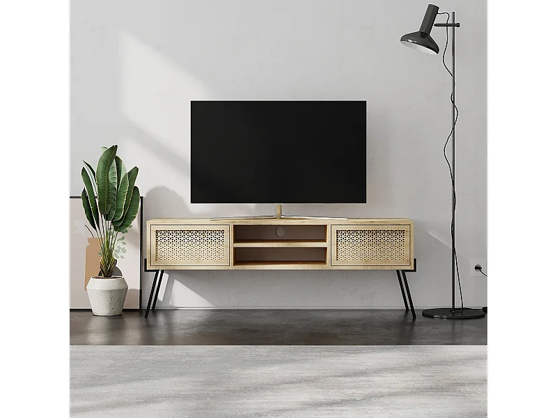 TV - Unit NAIVE -  Eiche - 140 x 35,6 x 50,7 cm