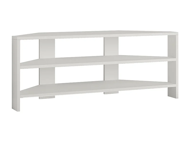 Table TV d'angle THALES- blanc, 45x114x36