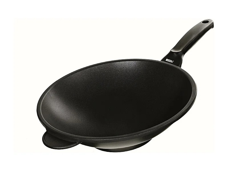 Wok Explora, Preto, 30x30x10 cm, Risolì