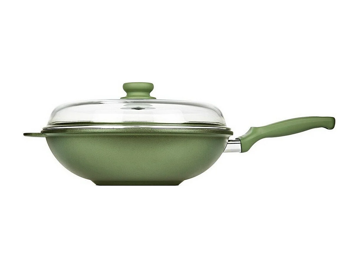 Wok Dr. Green, Zielony, 32x32x10 cm, Risolì