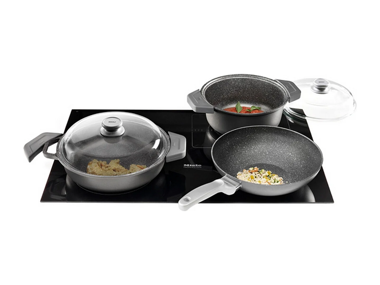 Wok Graniet Premium, Antraciet, 28x28x10 cm, Risolì