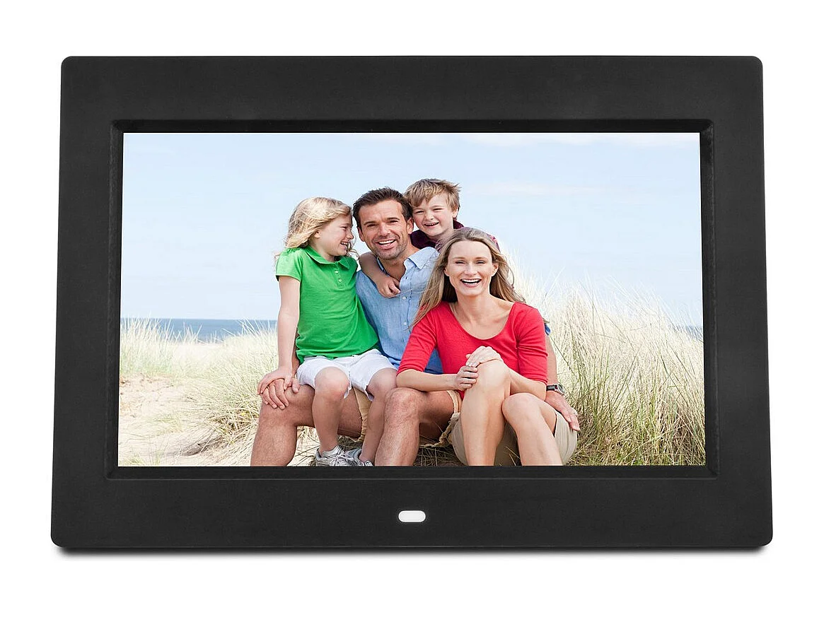 Digitaal Fotolijstje Mp3, Zwart, 27,3x2,3x18,6 cm, Majestic