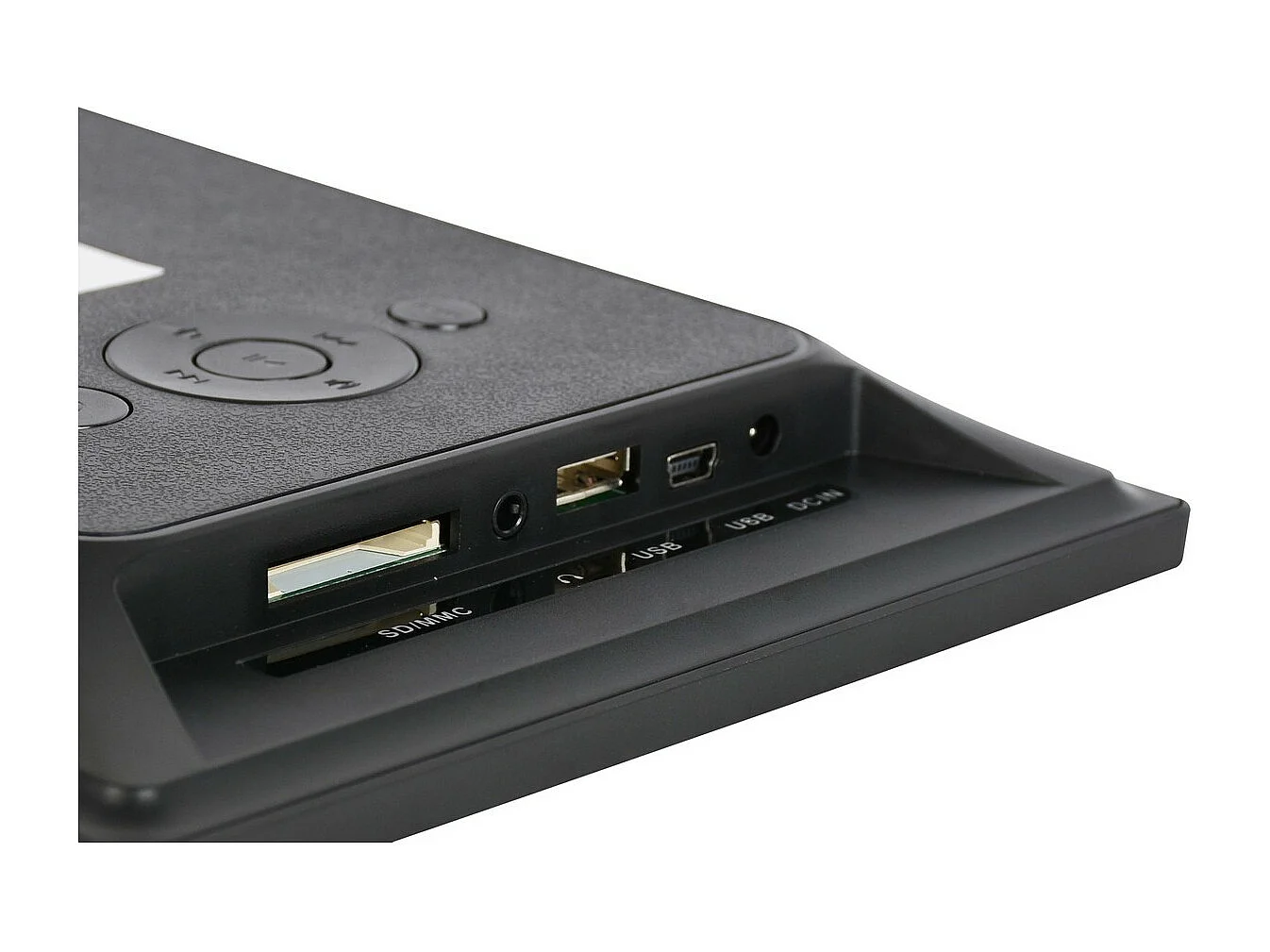 Digitaal Fotolijstje Mp3, Zwart, 27,3x2,3x18,6 cm, Majestic