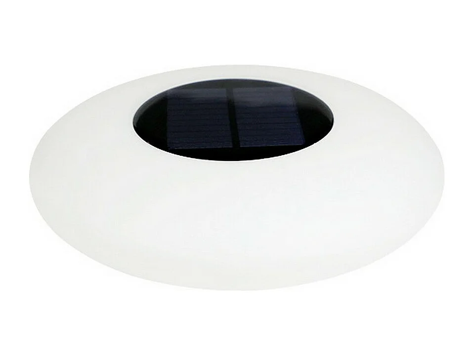 Lampada da Esterno Ricaricabile Lucilla, Bianco, 25x7x25 cm, Majestic