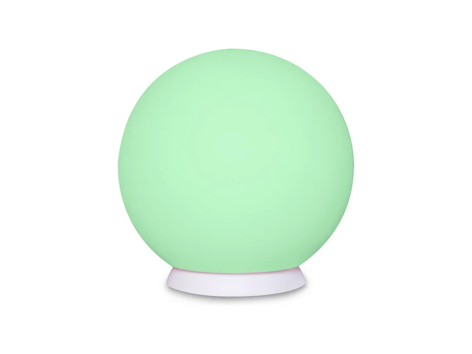 Lámpara de Exterior Recargable Lucilla, Blanco, 50x50x50 cm, Majestic