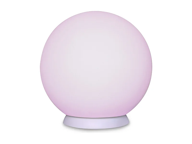 Oplaadbare Buitenlamp Lucilla, Wit, 35x35x35 cm, Majestic