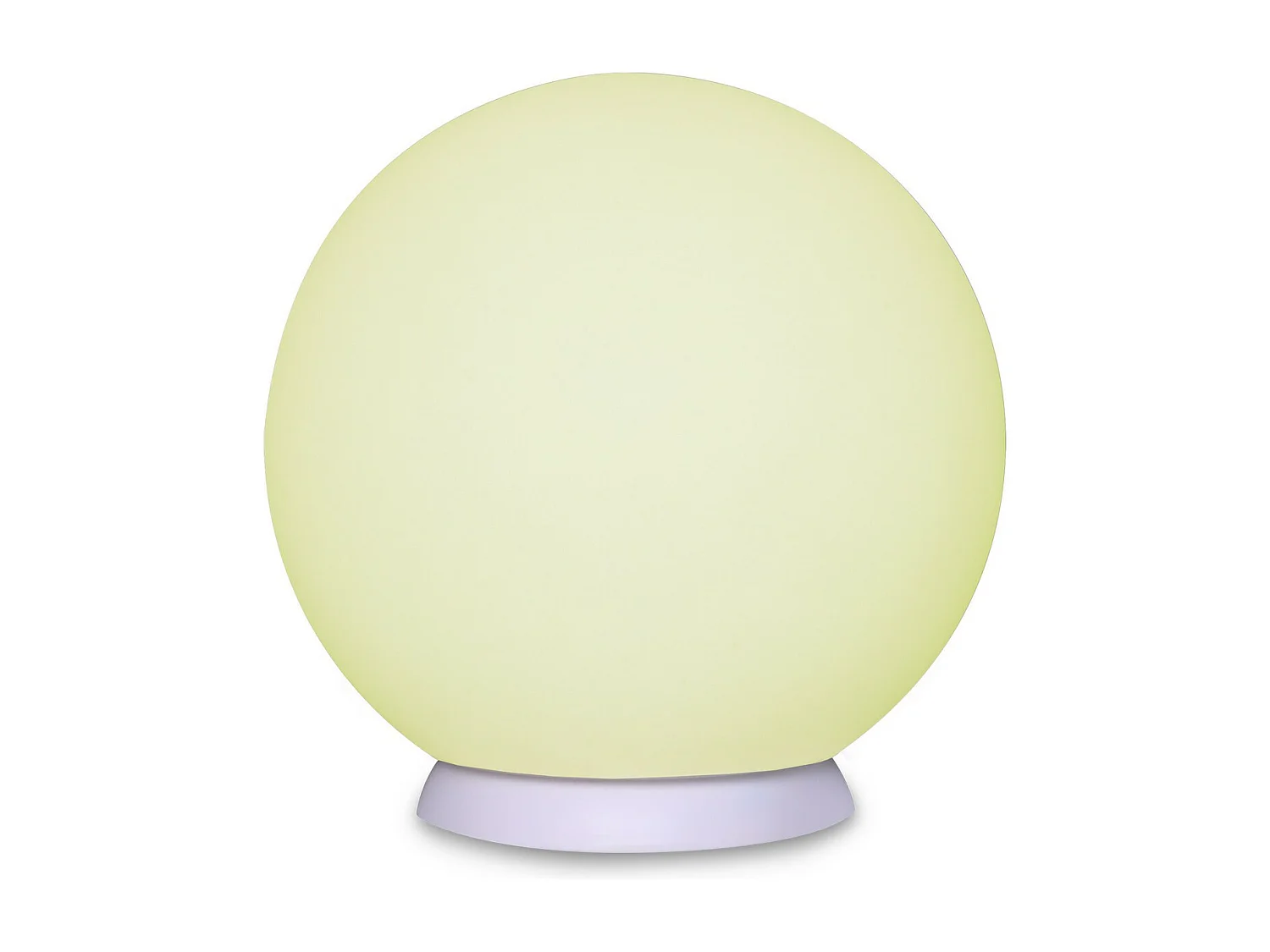 Oplaadbare Buitenlamp Lucilla, Wit, 30x30x30 cm, Majestic