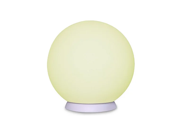 Lampada da Esterno Ricaricabile Lucilla, Bianco, 30x30x30 cm, Majestic