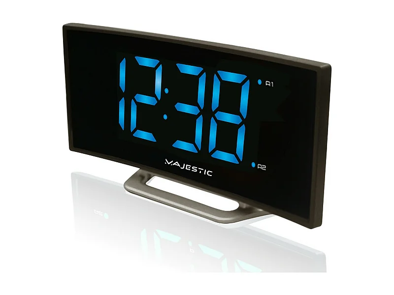 Sveglia Smart Morning, Nero, 4x8,7x17,1 cm, Majestic